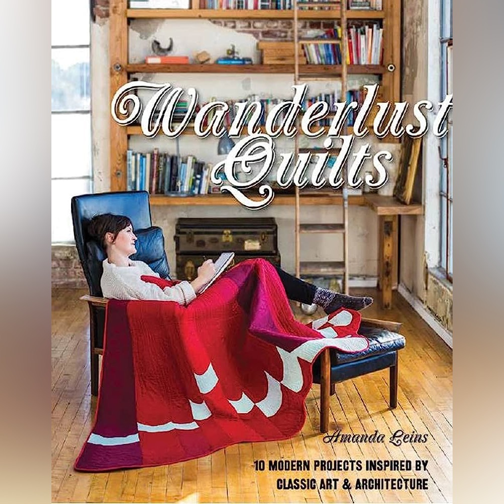 Wanderlust Quilt Book Used-fair condition has a slight bend